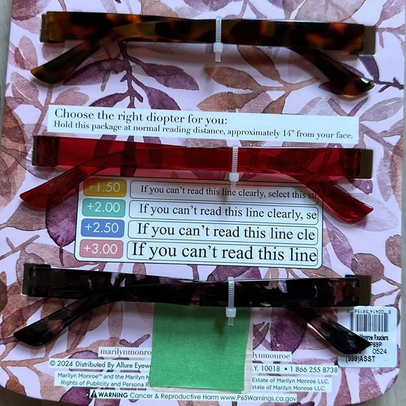 Marilyn Monroe reading glasses +3.00 - Picture 4 of 4